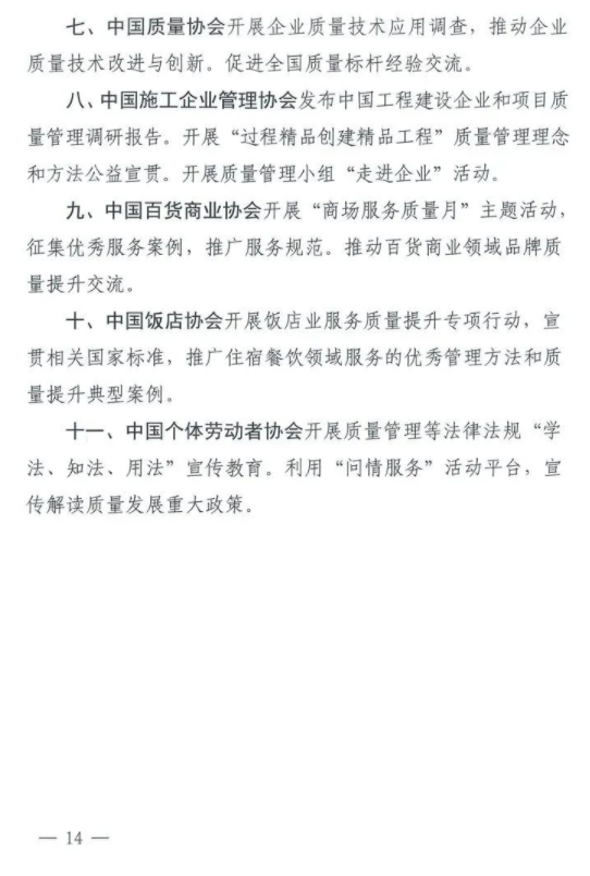 【质量月】转发|市场监管总局等21个部委（部门）发文部署开展2022年全国“质量月”活动